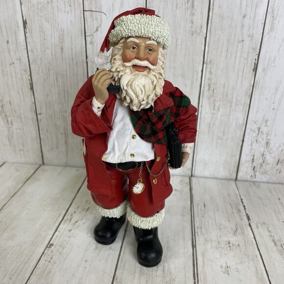 2000 Clothtique Possible Dreams Dressed For Success Santa Cell Phone - Picture 1 of 11